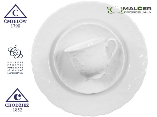 0001 ŠÁLKA 100 ml na espresso ROCOCO ĆMIELÓW PORCELAIN MALCER