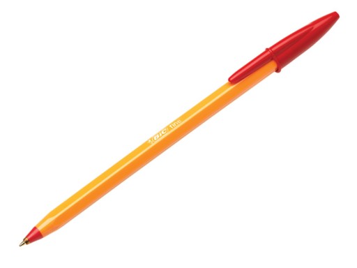 Pero Bic Orange 0,3 mm červené x 10