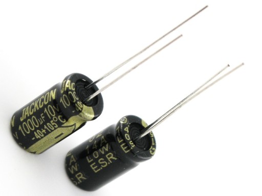 KONDENZÁTOR 1000uF / 10V 8x14 LOW ESR 105* 5PCS