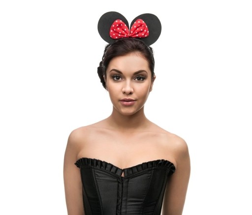 MINNIE MOUSE EARS HEADBAND maškarné šaty na narodeninový karneval sliepok