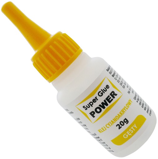 LARGE Super Glue POWER GLUE Kyanoakryl HRUBÝ 20g