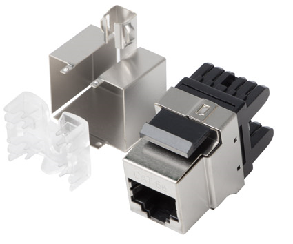 KEYSTONE ZÁSUVKA RJ45 KONEKTOR LSA FTP CAT 6 45x45