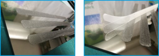 Protišmykové pásiky bezfarebné 60cmx2cm 3ks
