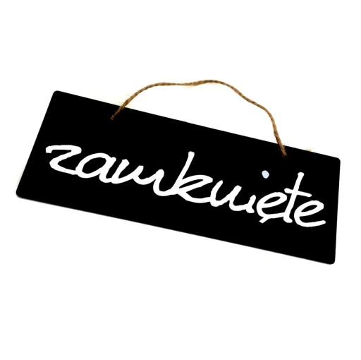 Obojstranná tabuľa - otvorená/zatvorená