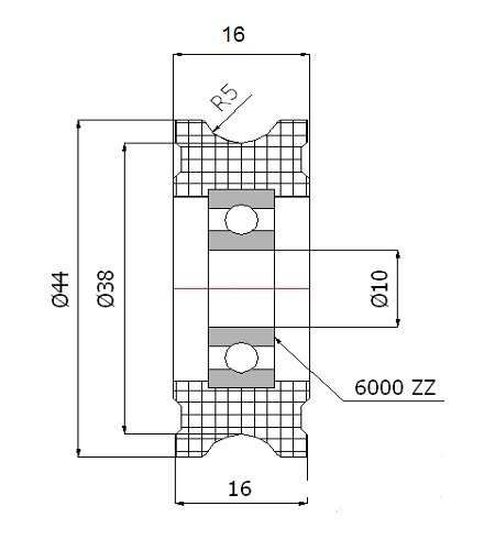 fi 44 VALEC, VALCE, KOLESO, KOLESO NA LANO, LANO 10
