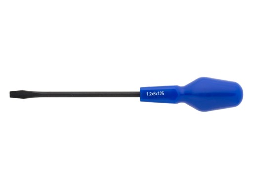 Plochý montážny skrutkovač SL6 x 125 mm