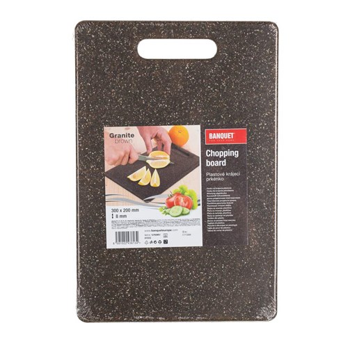 KUCHYŇSKÁ DOSKA NA KRAJENIE 30*20cm BANQUET Žula
