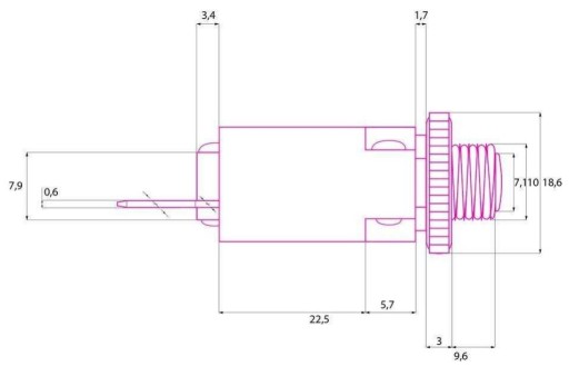 ISTIČ MR1 3A 250V POISTKA (4468)