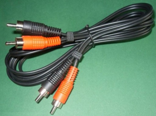 Kábel 2x RCA (cinch) - 2x RCA 7,5 m vysoký 24h (0461)