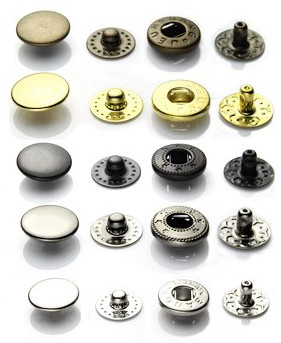 Stláčacie gombíky 10,5 mm alfa, 5 farieb, 20 sád