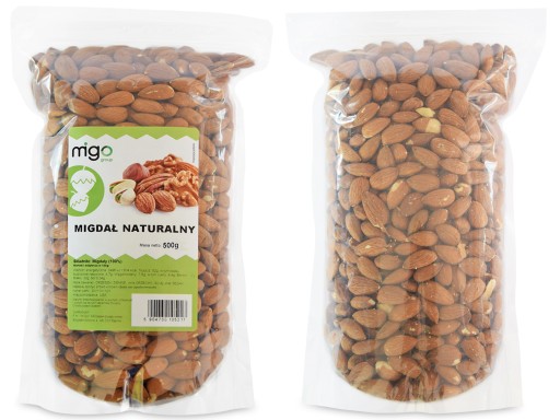 KALIFORNSKÉ MANDLE, celé, 500g - MIGOskupina