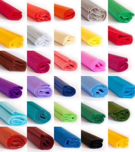 CRIPPED CREEP hodvábny papier 33 COLORS PAPER