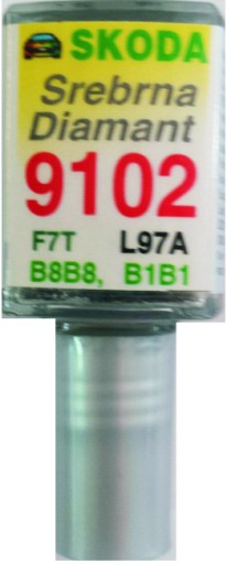 SKODA 1026 LF9E B4 CANDY BIELA FARBA TEST-UP