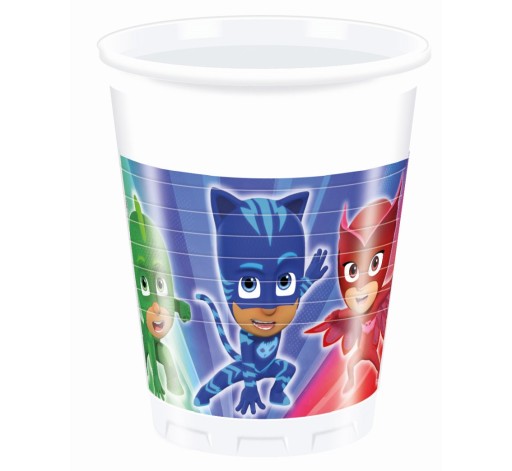 Plastové poháre PJMASKS 8 ks