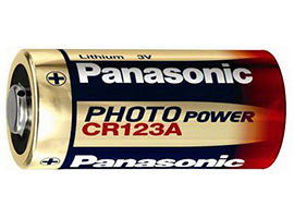 Lítiová batéria Panasonic 3V CR123 123 A