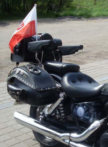 Vlajka EURÓPSKEJ ÚNIE na stožiari motocykla, 30x40 cm, motorka