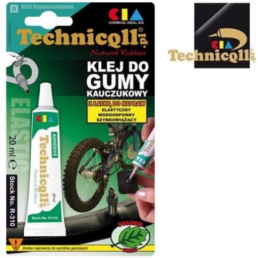 Technicqll 310 lepidlo na gumu s opravnou záplatou 20ml
