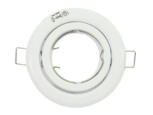 GU10 MR16 LED stropné svietidlo, pohyblivé, BIELE