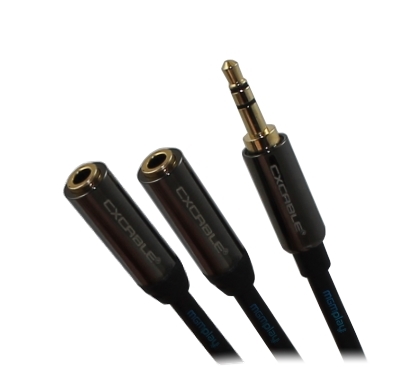 ADAPTÉR JACK rozdvojka 3,5mm 2 xJack HQ CX AA202