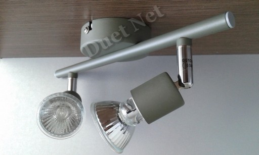 Pásová lampa Santiago 2x50W GU10 Reality