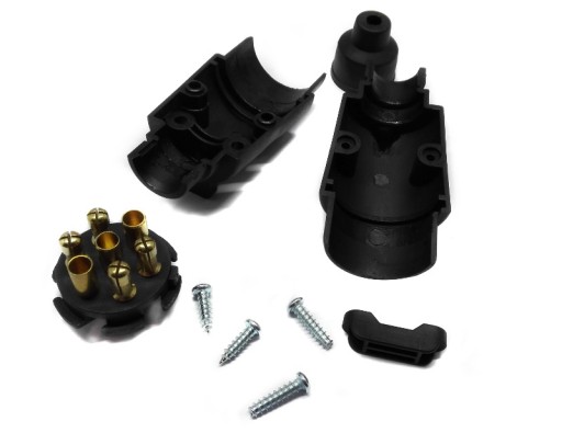 Plastová zástrčka prívesu 7 PIN 12V