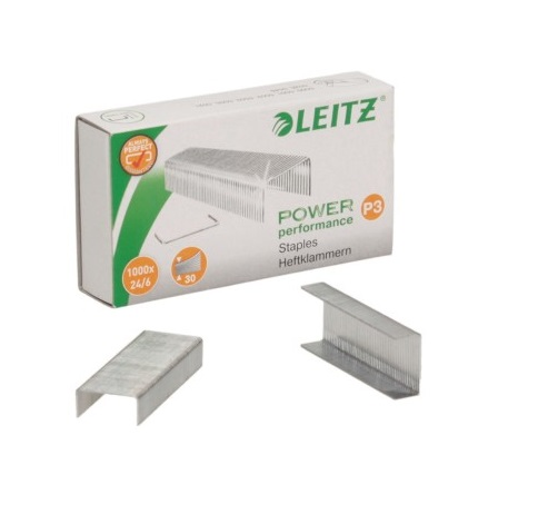 Kancelárske sponky Leitz 24/6 - 1000 ks PREMIUM