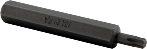 BIT END 10MM TORX T27 x 75MM S2 HEX.