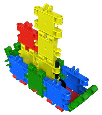 STAVEBNÉ BLOKY SET CLICS CZ116 28 prvkov