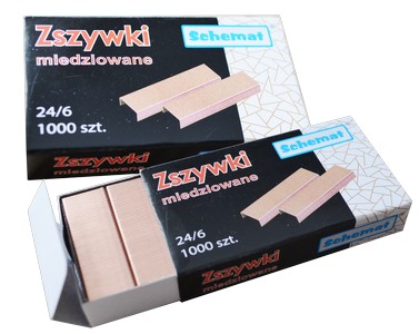 Schéma Medené sponky 24/6 1000 kusov