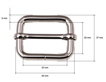 Kovový regulátor SUPER GLOSS pre 30 mm 3 cm pásku