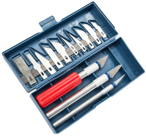 SCALPEL SADA MODELOVACÍCH NOŽOV SCALPEL 13 ks