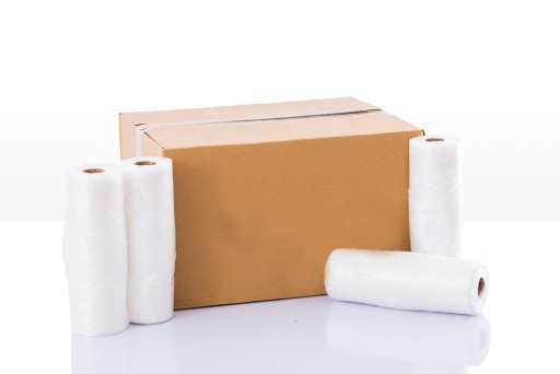 JEDNORÁZOVÉ FÓLIOVÉ VRECKÁ NA ROLE 5kg ROLL STRONG HDPE