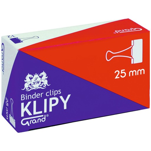 kancelárske sponky 25 mm 12 kusov sponiek sponky na papier