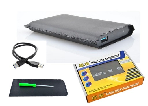 2,5'' DISK UCHOVÁVANIE SATA HDD BAY USB 3.0 ČERVENÁ