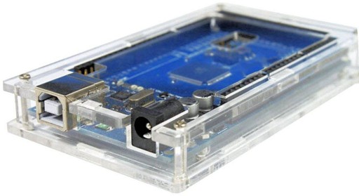 ARDUINO Mega2560 BÝVANIE Transparentný akryl FV