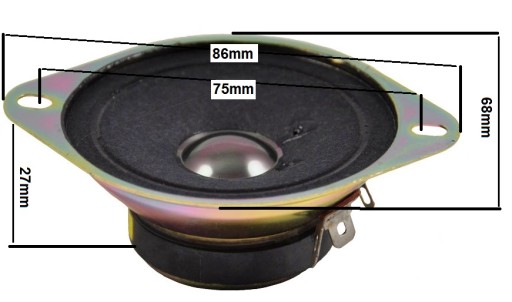 Eastech 50W stredový výškový reproduktor (15) 8ohm