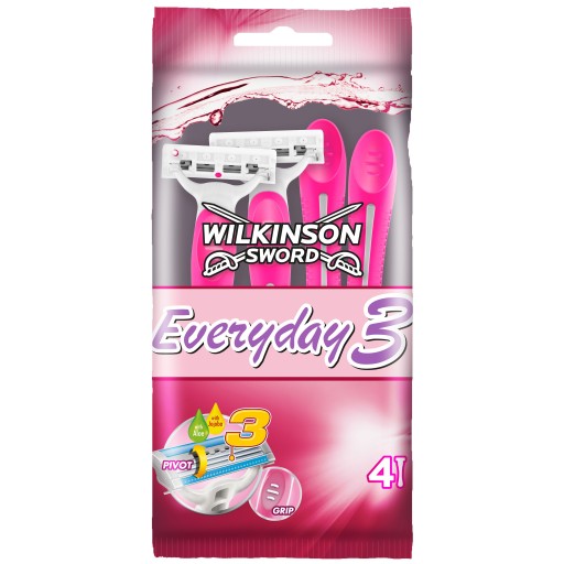4x WILKINSON Everyday 3 Women Holiaci strojček