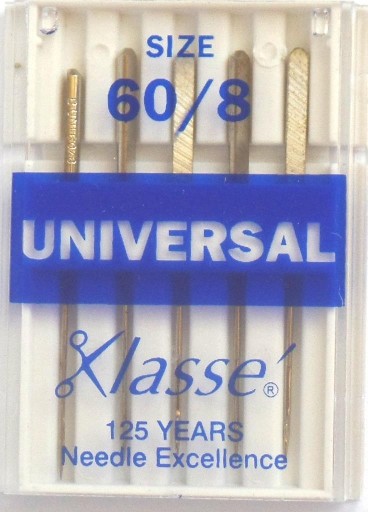 UNIVERZÁLNE STROJOVÉ IHLY veľ 60 -5ks- Klasse