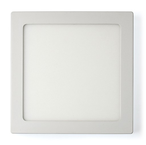 POVRCHOVÁ MONTÁŽ Štvorcový LED PANEL 18W STUDENÁ BIELA 6000K