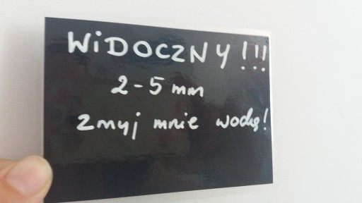 Popisovač 2-5mm BIELY na čierne cenovky, kriedový popisovač na čierne cenovky