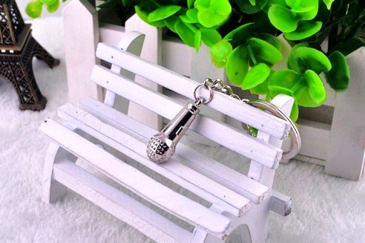 MUSIC KEYRING - MICROPHONE - vokál KEYRING spev