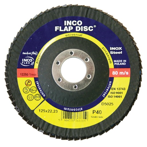 DISKOVÝ DISK BRÚSNY KLAPKA 125 ZIRCONIUM 80