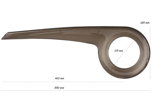 Kryt reťaze transparentný 18,5 38Z SRAM SHIMANO