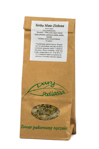 Yerba maté list Brazília - 200g - Dary Podlasie