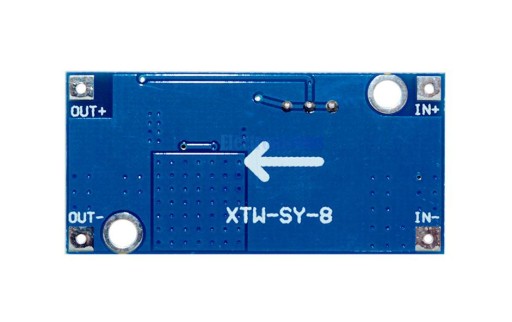 KONVERTOR DC NAPÁJACIEHO ZDROJA STEP-UP XL6009 (LM2577)FV