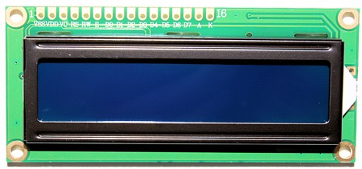 LCD DISPLEJ 1602 MODRÁ 2X16 HD44780 FV