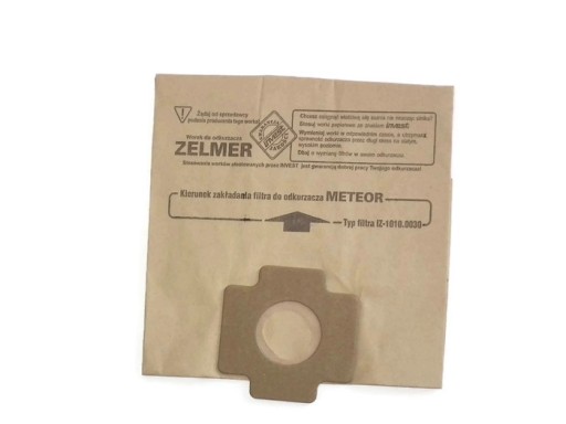PAPIEROVÉ VRECKO DO VYSÁVAČA ZELMER IZ-1010.0030