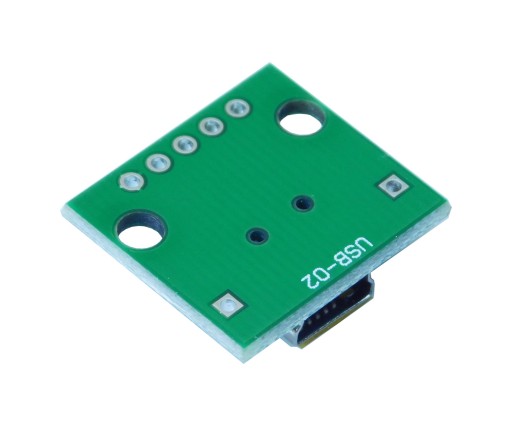 Adaptérový modul miniUSB / 5PIN zásuvka 2,54 mm