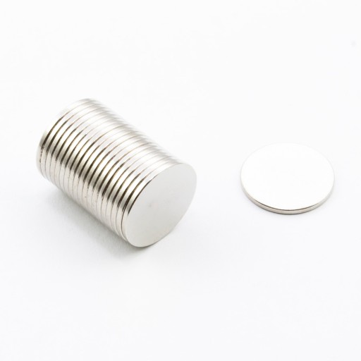 VALEC NEODYMOVÝ MAGNET 14x1 N38 SADA 15 ks