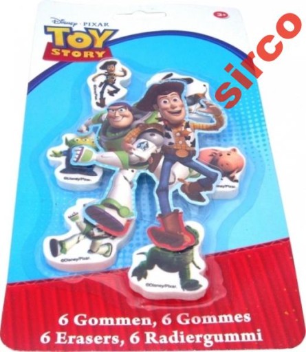 Gumy 6 gumičiek TOY STORY Buzz Chudy guma 3409
